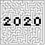 Birthday maze for 2020 %>
