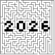 Birthday maze for 2026 %>