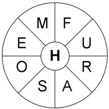 Farm Word Wheel