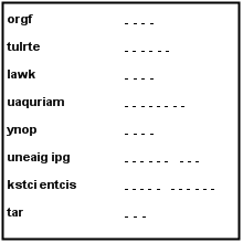 Pets Word scramble