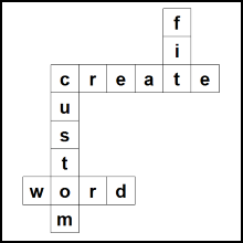 Word Fit Free Printable Puzzles